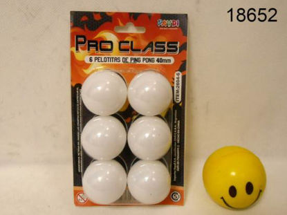 Imagen de PELOTA PING PONG EN BLISTER  X6 4.24